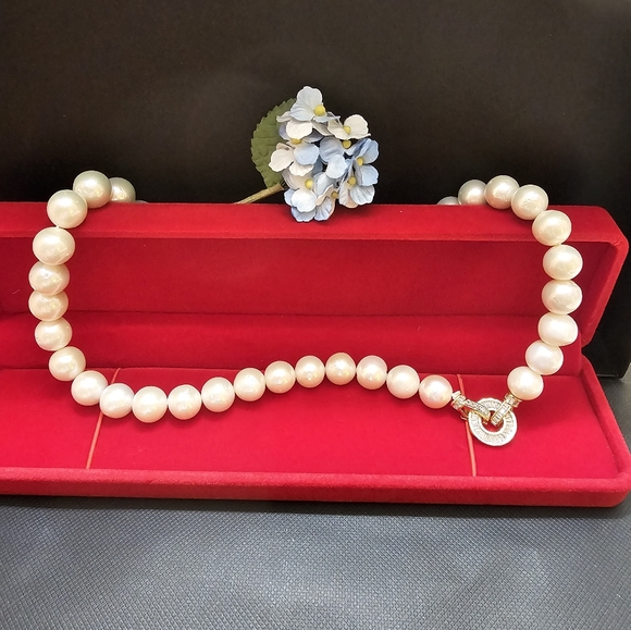 NEW Authentic Fresh Water Pearl (Edison) Choker 14